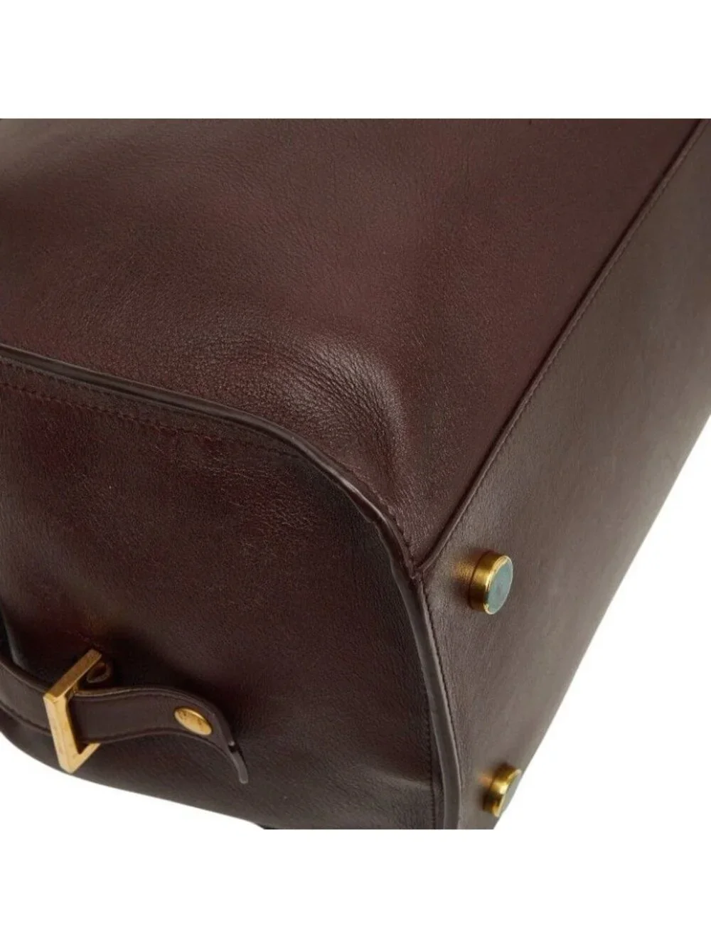 ★SOLD★ Saint Laurent Cabas Handbag Brown Leather - Picture 5 of 10